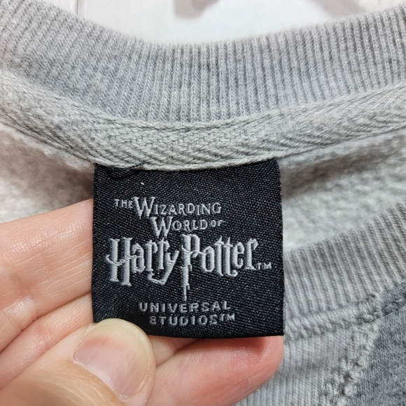 Harry Potter Universal Studios Ravenclaw Hogwarts Fleece Sweater XS Women Gray. - Picture 4 of 6